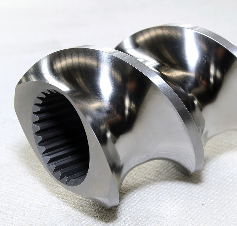The outer profile is machined to the final shape and dimensional tolerances.