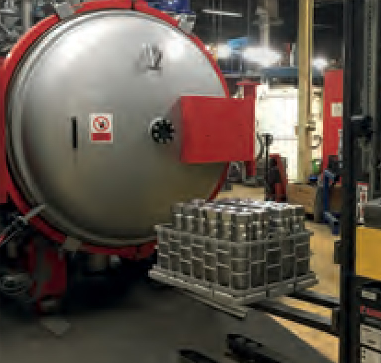 The part is vacuum hardened. This gives the part the strength it needs to withstand demanding in-service requirements. The part is vacuum hardened. This gives the part the strength it needs to withstand demanding in-service requirements.