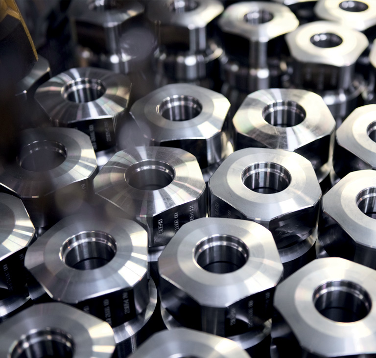 The piston is finely shot peened to improve fatigue resistance.