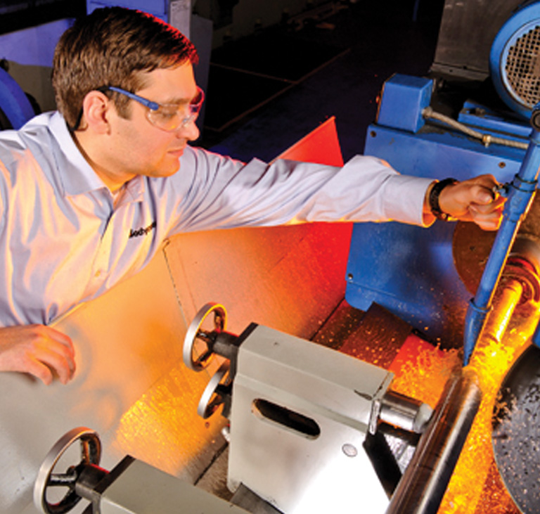 For the perfect shape and smooth finish, bearings are put through final lapping and polishing processes. For the perfect shape and smooth finish, bearings are put through final lapping and polishing processes.