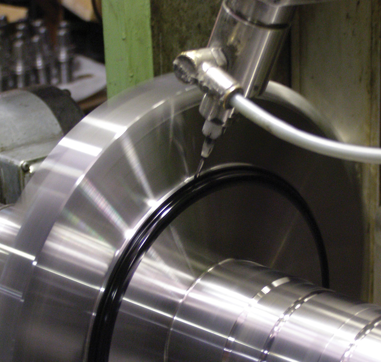Shafts requiring an EBW operation after heat treatment are first selectively chemically coated to prevent carbon penetration; this will ensure a clean electron beam weld at a later stage.