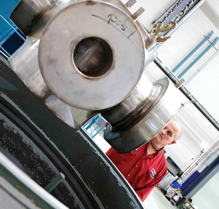 The encapsulated PM valve is then HIPed using high temperatures and pressures which allows the powder to become 100% dense and form an NNS component. The encapsulated PM valve is then HIPed using high temperatures and pressures which allows the powder to become 100% dense and form an NNS component.