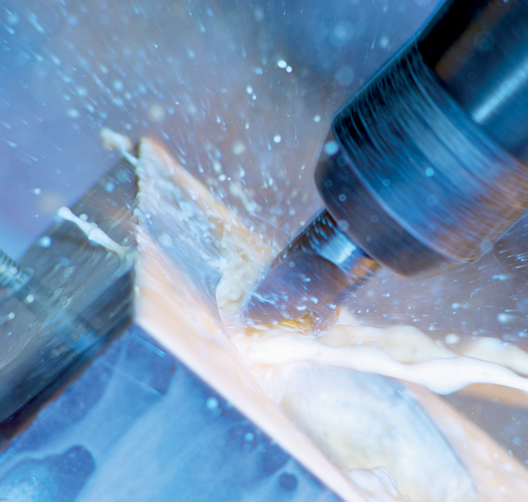 The bit legs and rollers are machined to achieve the design required for best performance through difficult terrain. The bit legs and rollers are machined to achieve the design required for best performance through difficult terrain.