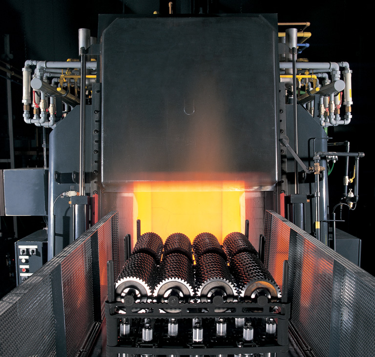 Carburising increases the surface hardness, or wear resistance, in the drill bit. Oil quench immediately follows. Carburising increases the surface hardness, or wear resistance, in the drill bit. Oil quench immediately follows.