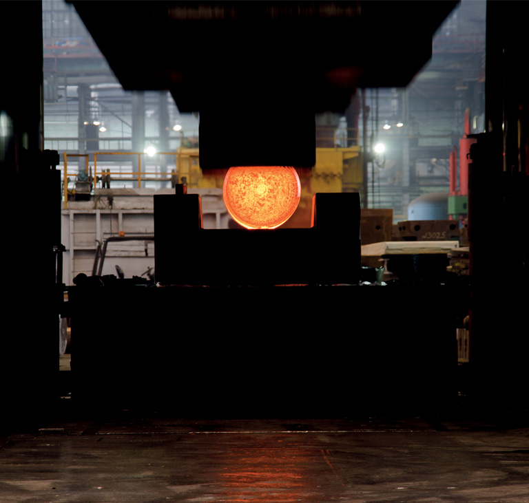 The metal die begins life as forged steel bar. The metal die begins life as forged steel bar.