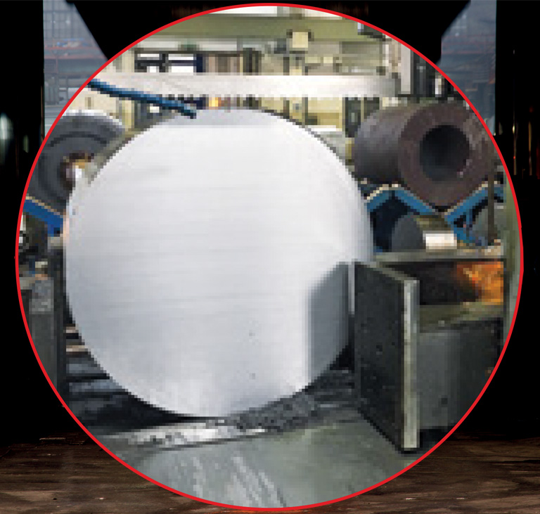 A section is cut from the bar and machined to the die shape required. A section is cut from the bar and machined to the die shape required.