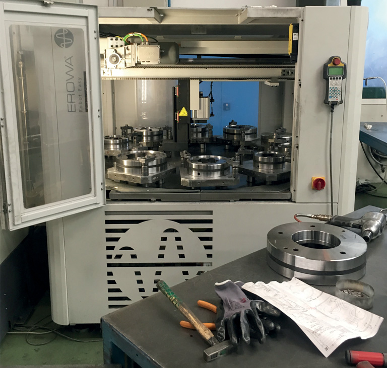 The die is finish machined using processes such as grinding, EDM and polishing.