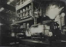 metallurgy Bessemer process photograph 1849 AD