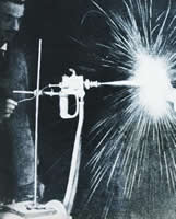 rijeza max ulrich schoop flame spraying invented 1912 AD