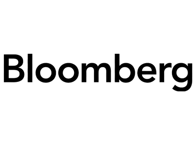 Bloomberg logo in bold, black sans-serif lettering on a plain white background.